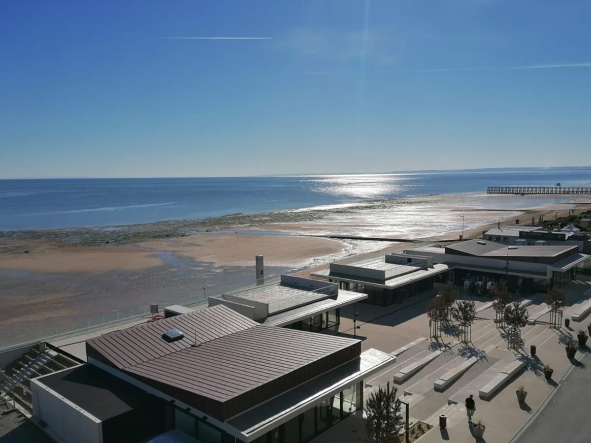 plage vue de la chambre