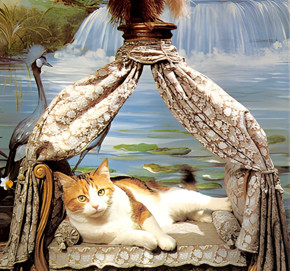 Lit pour un chat