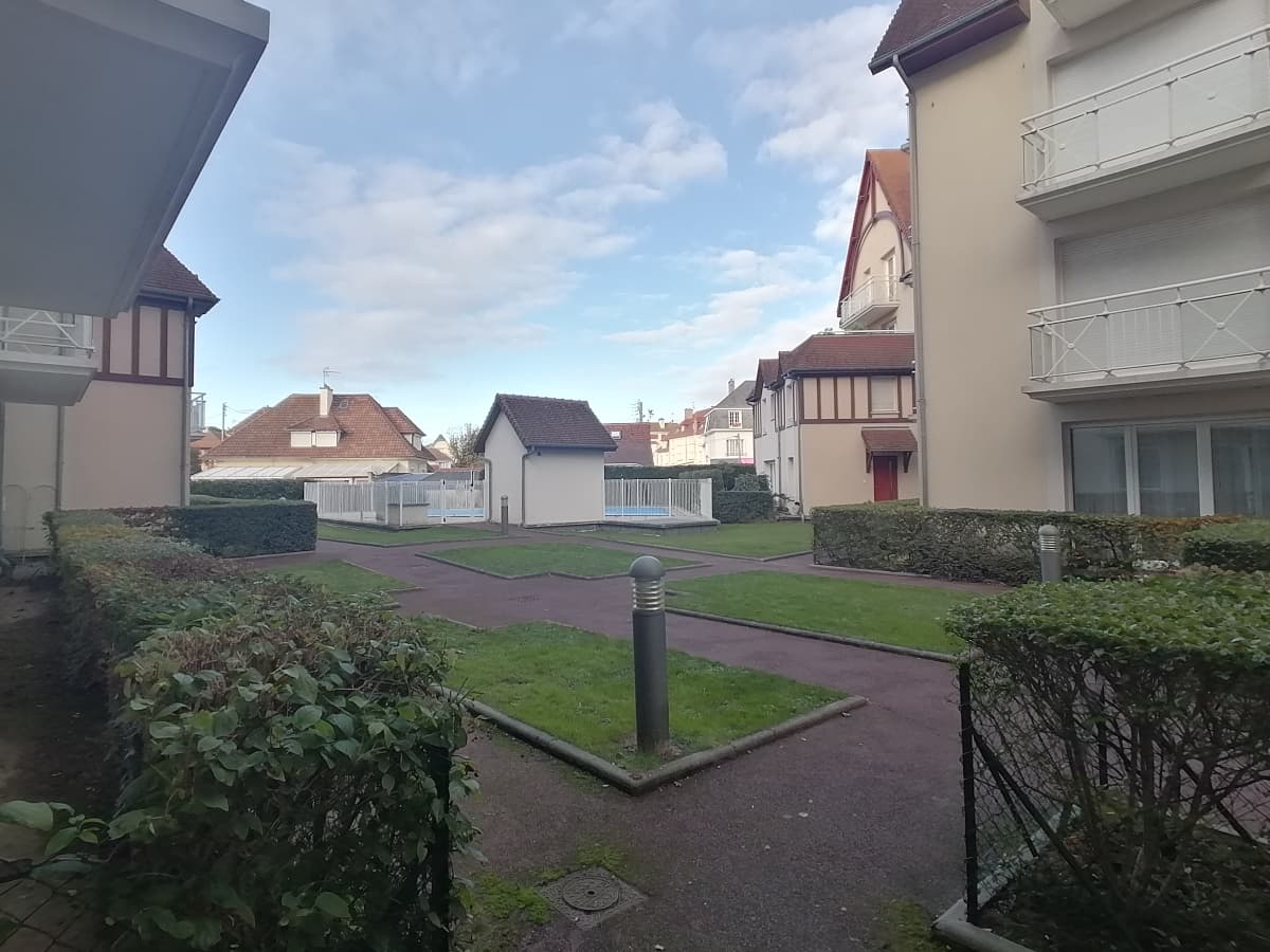 vue sur piscine