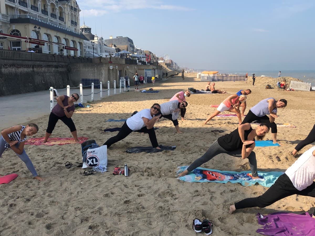 yoga plage