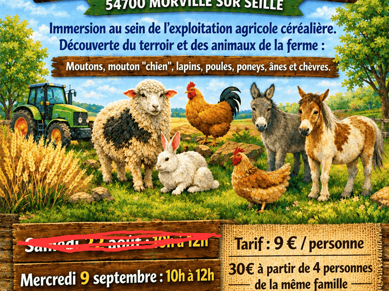 Visite d'une exploitation agricole