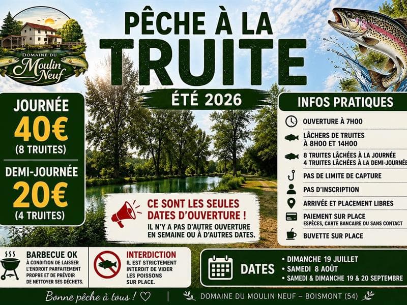 Pêche au domaine du moulin neuf
