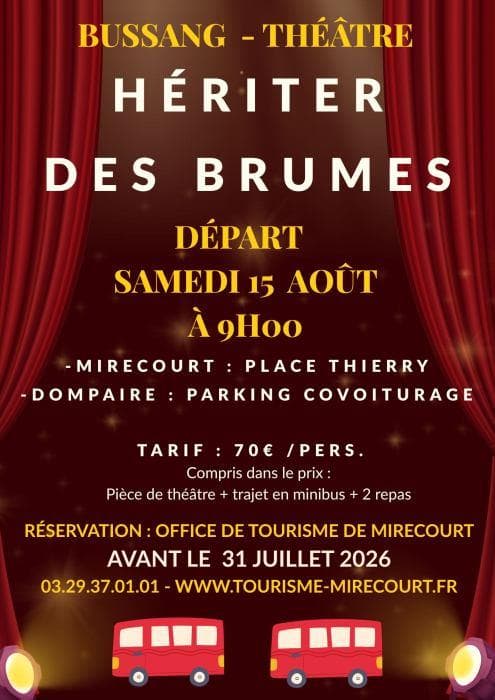 Voyage au théâtre du peuple à Bussang - Hériter des Brumes