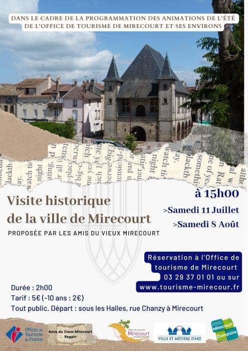 Visites guidées de la ville de Mirecourt