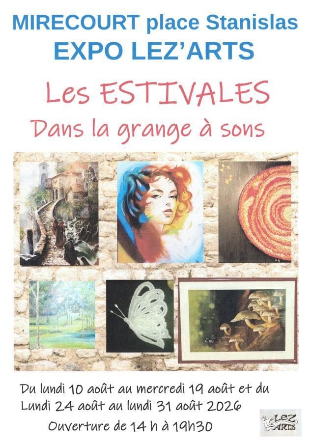Les estivales des Lez'arts - Exposition