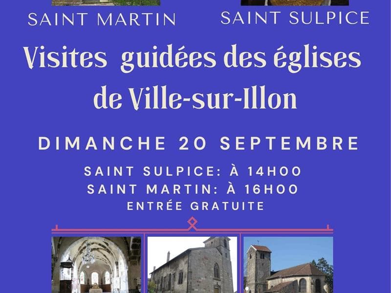 Journées européennes du patrimoine - visite guidée de l'église Saint-Martin