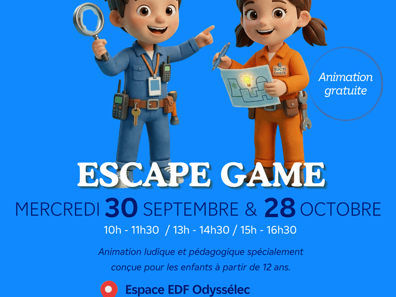 Un mercredi à la centrale : escape game