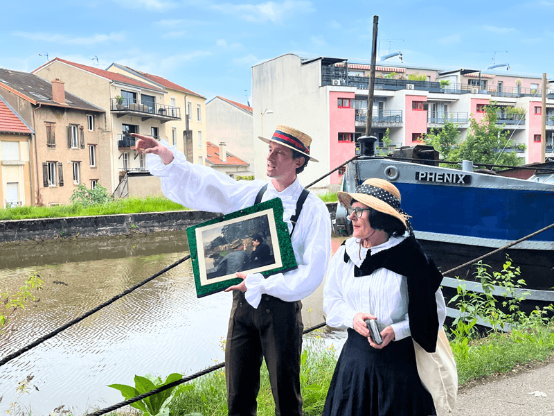 Visite théâtralisée - Les Amoureux le long du Canal