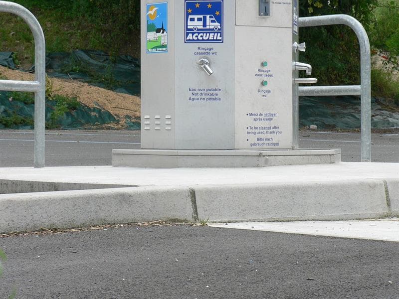 Borne aire service camping-car
