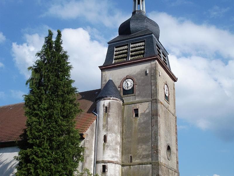 Église et croix de Domjevin