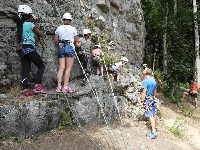 Découverte de l'escalade