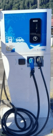 Borne de recharge pour véhicule électrique à Ferdrupt