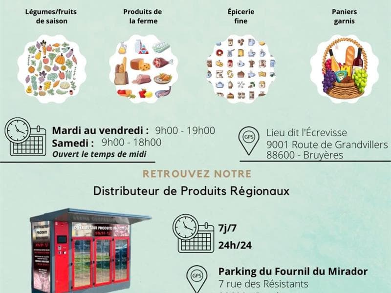 Produits locaux : des Vosges et d'ailleurs
