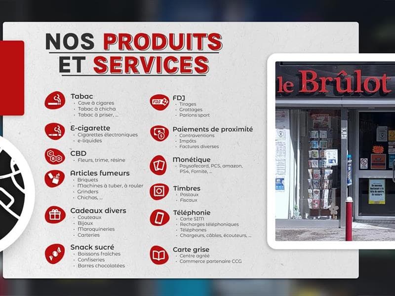 Tabac-cadeaux Le Brûlot