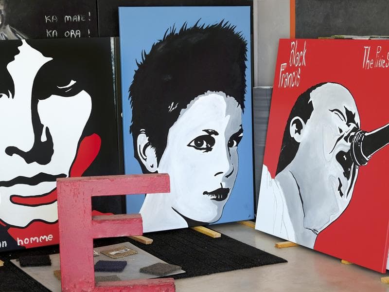 L'atelier aux pinceaux
