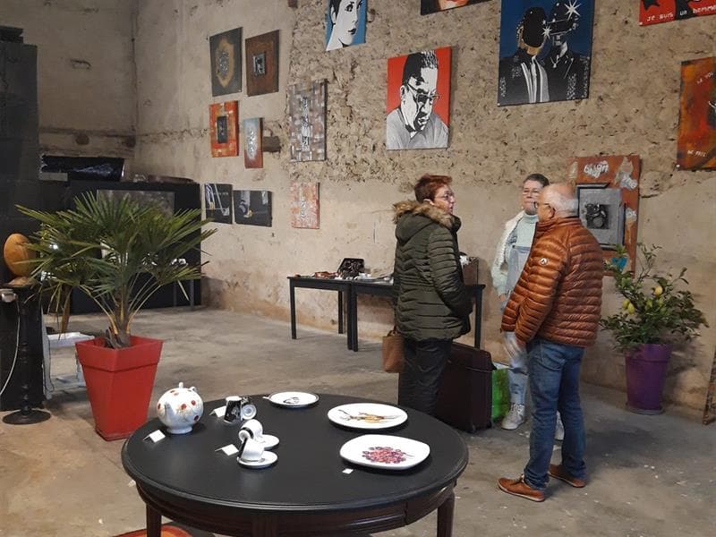 L'atelier aux pinceaux