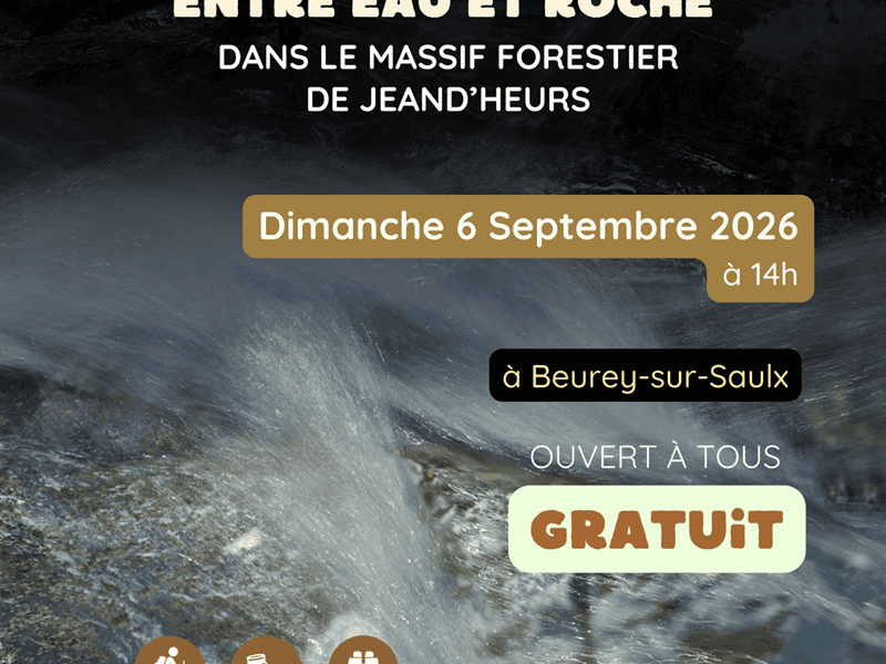 Animation nature : une vie entre eau et roche