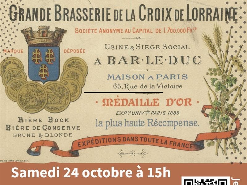 Visite accompagnée - Les brasseries de Bar-le-Duc