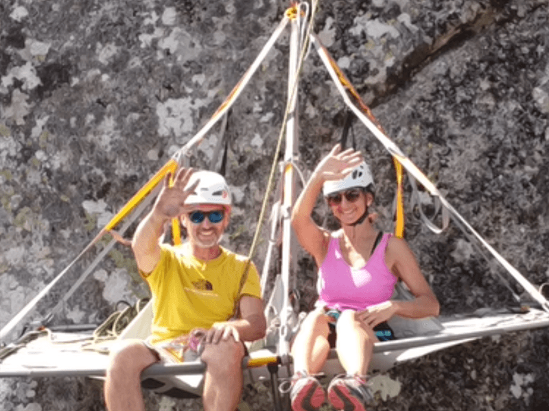 Portaledge avec verticales Vosges