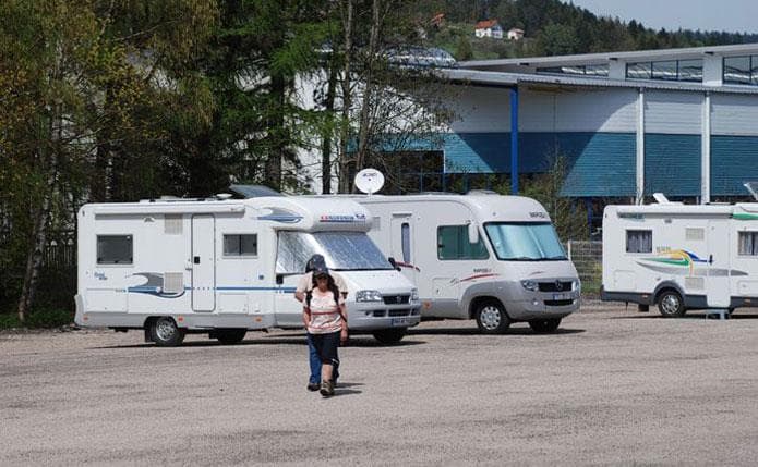 Aire de stationnement camping-car de Gérardmer