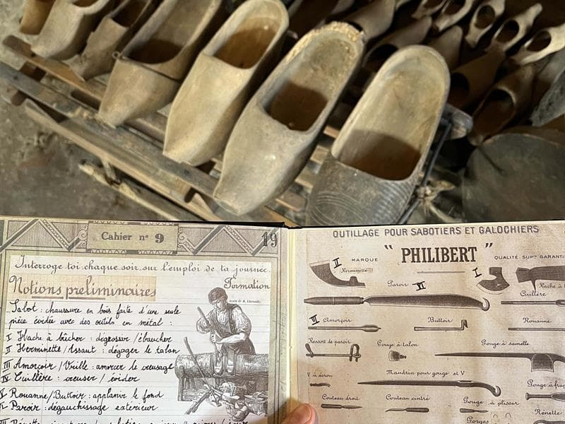 Visite et conte d'atelier saboterie mécanique