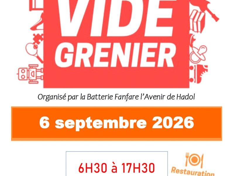 Vide-Grenier de l'Avenir de Hadol