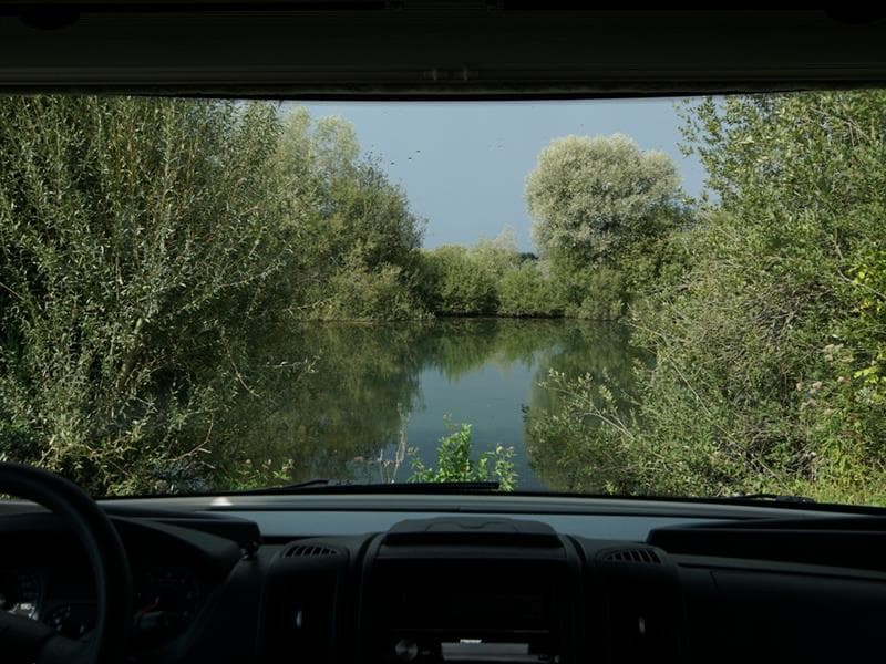 Aire de stationnement camping-car