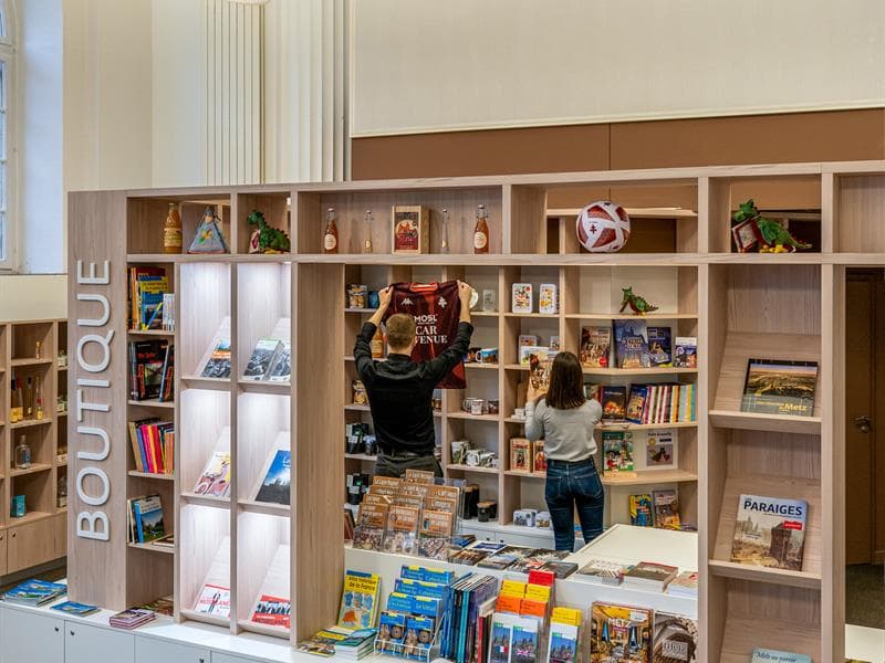 Boutique de l'agence Inspire Metz - Office de Tourisme de Metz