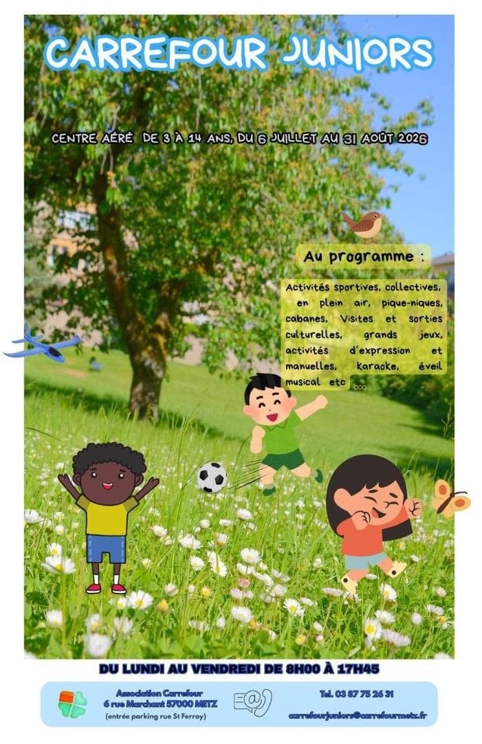 Vacances d'Eté Carrefour Juniors