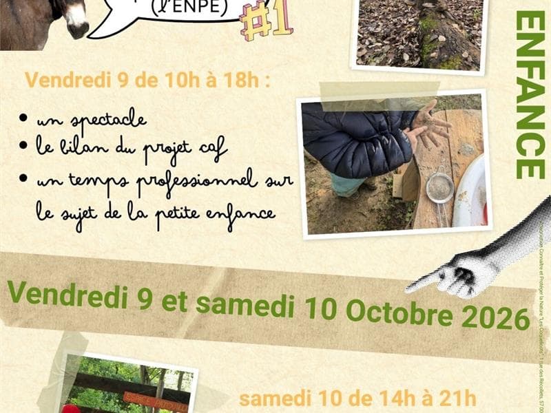 Rencontres petite enfance dans la nature