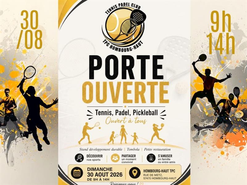 Portes ouvertes du club de tennis