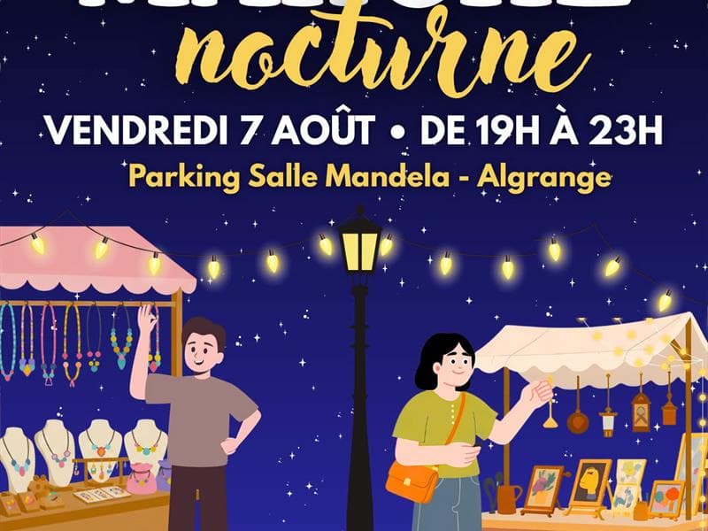 Marché artisanal nocturne