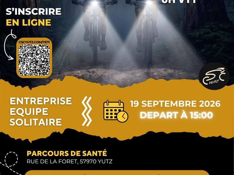 Course d'endurance VTT - La YETI 2026