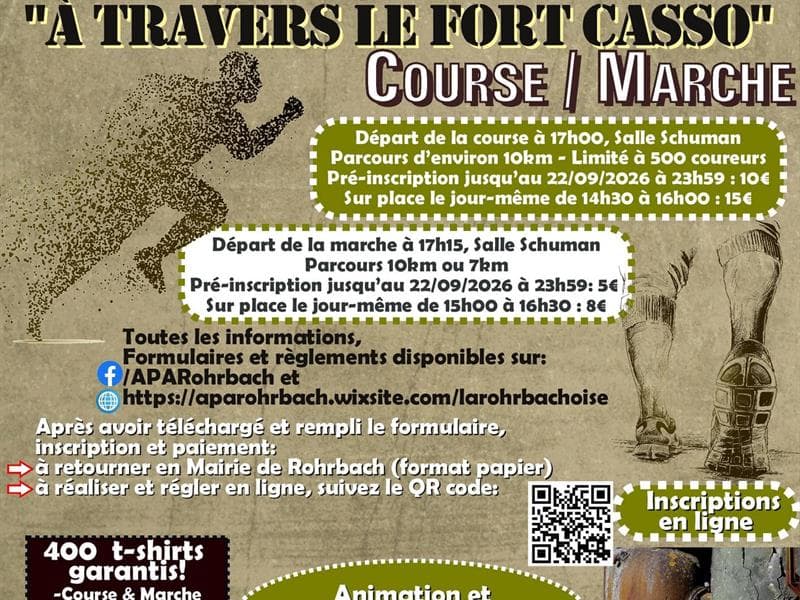 La Rohrbachoise, à travers le Fort Casso