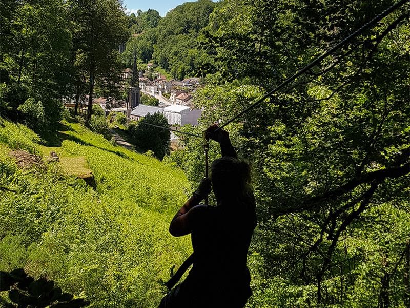 Parcours Accro'branches aux Jardins en Terrasses