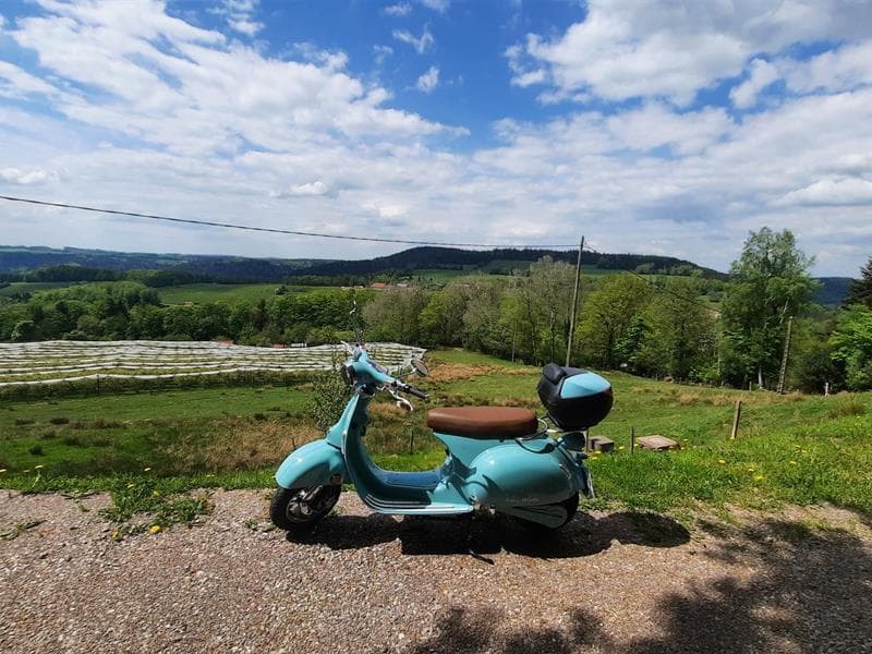 Balade accompagnée en mobylette