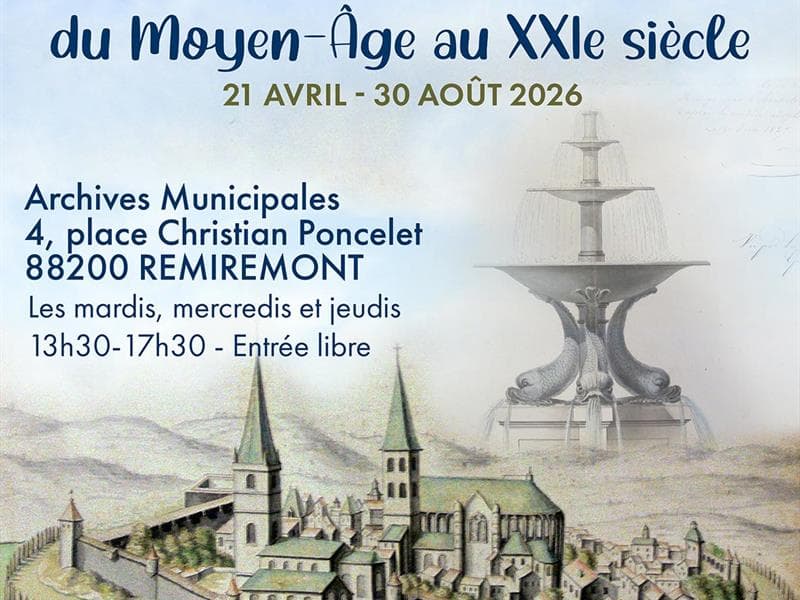 Exposition : l'eau à Remiremont - du Moyen-Âge au XXI siècle