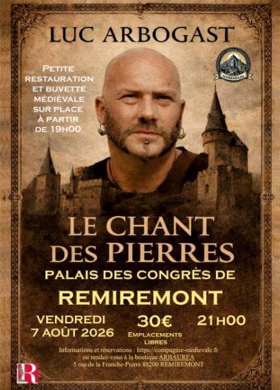 Concert de Luc ARBOGAST : le Chant des Pierres