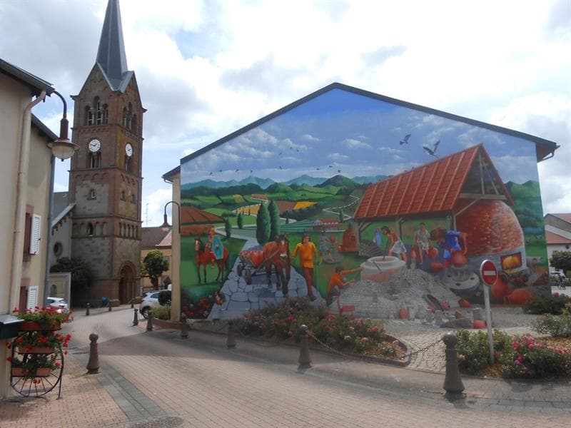Fresque murale de Boucheporn