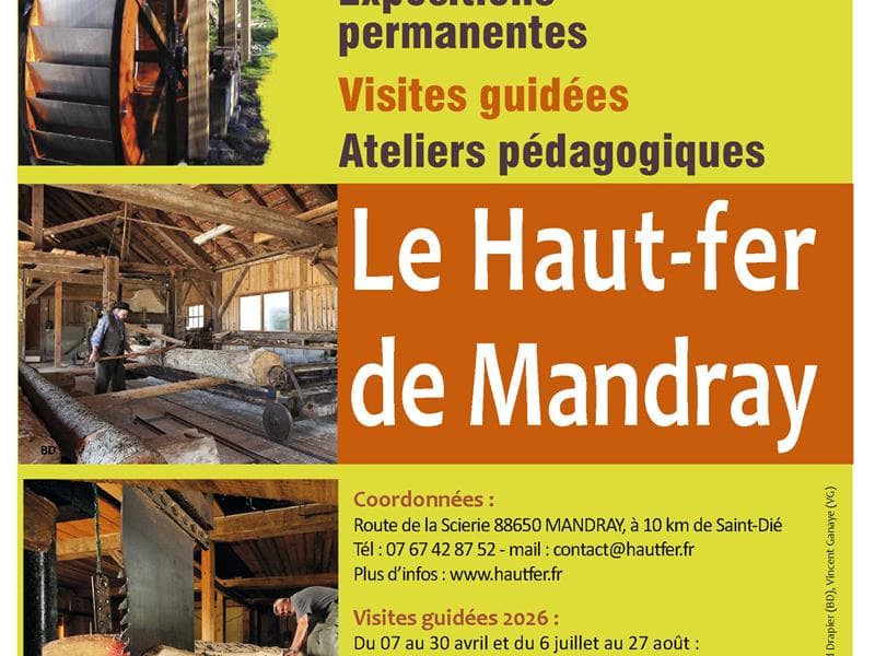 Visite de la scierie hydraulique-musée de Mandray