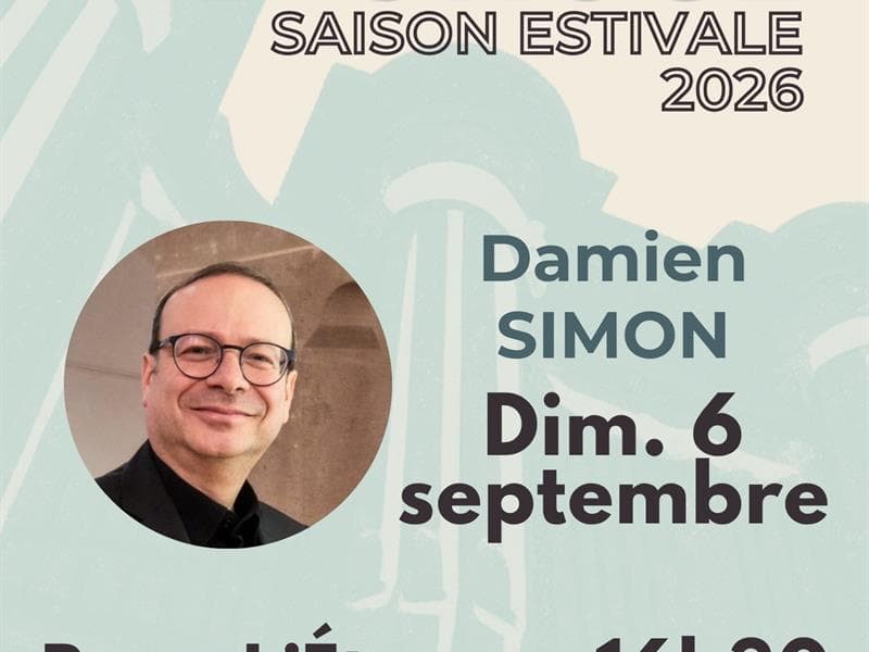 Concert d'orgue par Damien SIMON
