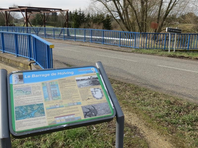 Route de la ligne maginot aquatique - barrage de hirbach