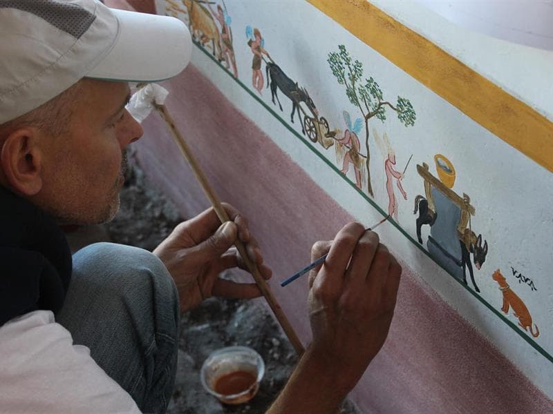 L'été des Curieux - Atelier en famille, l'art de la fresque