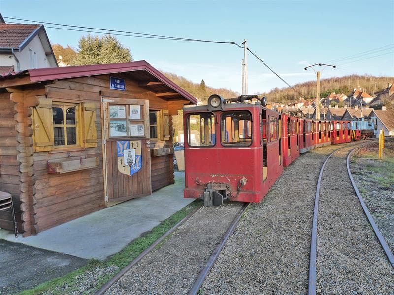 Le train de la mine