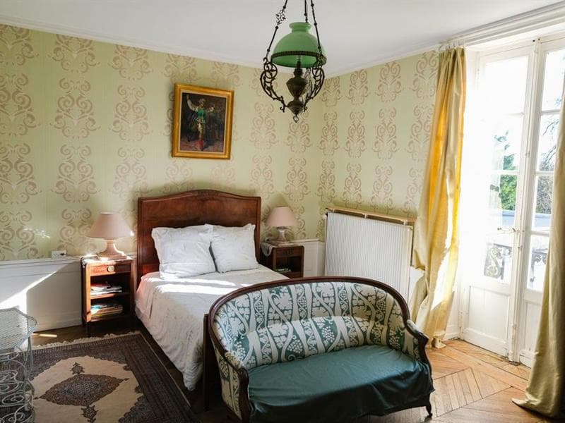Chambre verte - château de Choloy