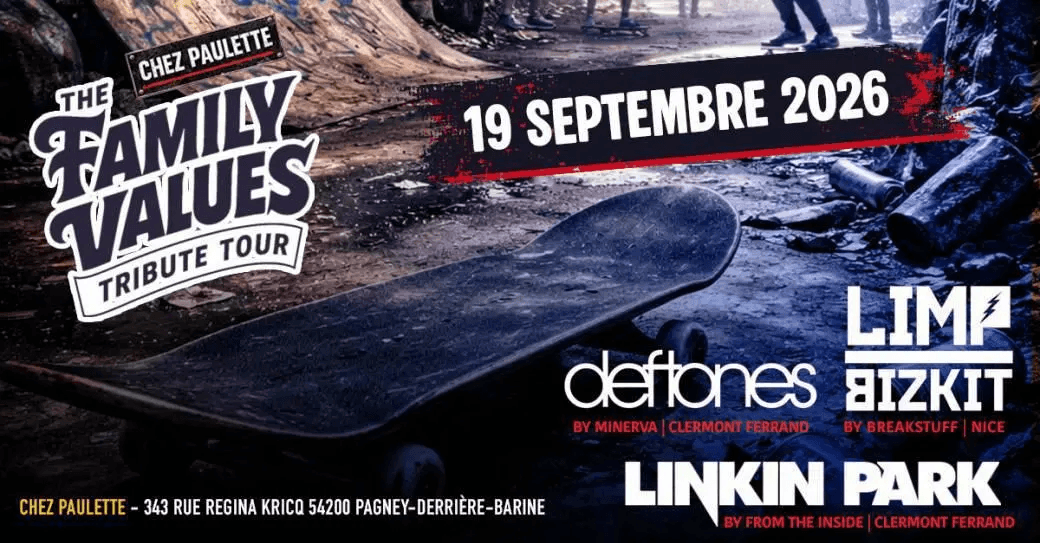 Concert - Tribute Deftones - Limp Bizkit - Linkin Park - Chez Paulette