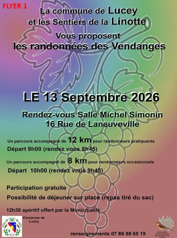 Randonnées des Vendanges