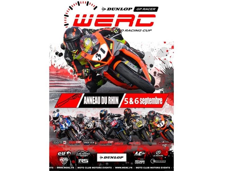 Compétiton motos WERC - Anneau du Rhin