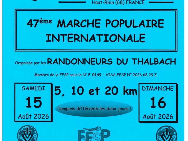 47ème Marche populaire internationale