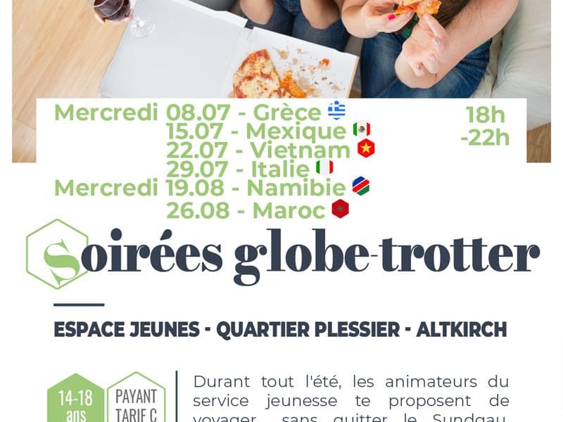 Soirées globe-trotter